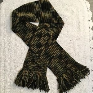 Unisex Handmade Camo Colored Scarf 60 inches